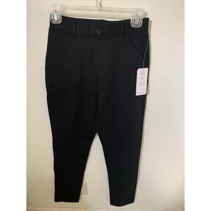 PMIYS Dress Pants Womens Small Black Office Slacks Pockets Skinny Comfort NEW